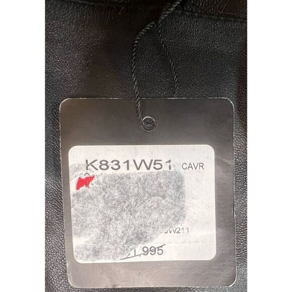 St. John Soft Black Leather Made in Italy NWT Size 8 - Picture 8 of 11